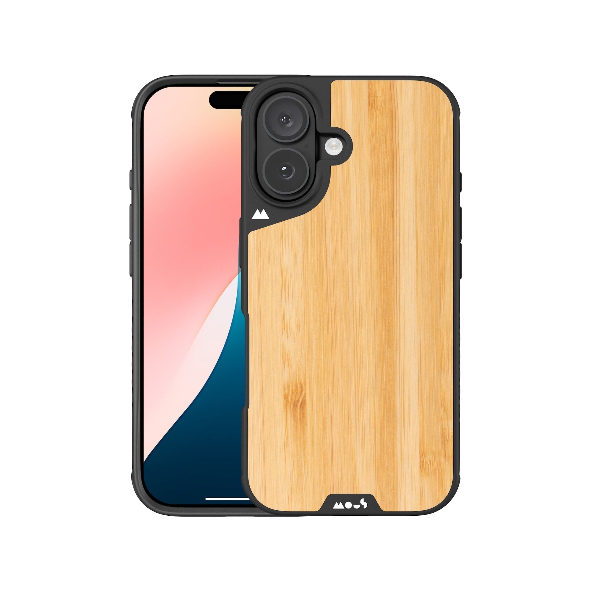 MagSafe Compatible Bamboo Phone Case - Eco-Friendly Wooden iPhone Cover for iPhone 13/14/15 Pro Max - Slim & Protective - Perfect for Outdoor, Travel & Daily Use