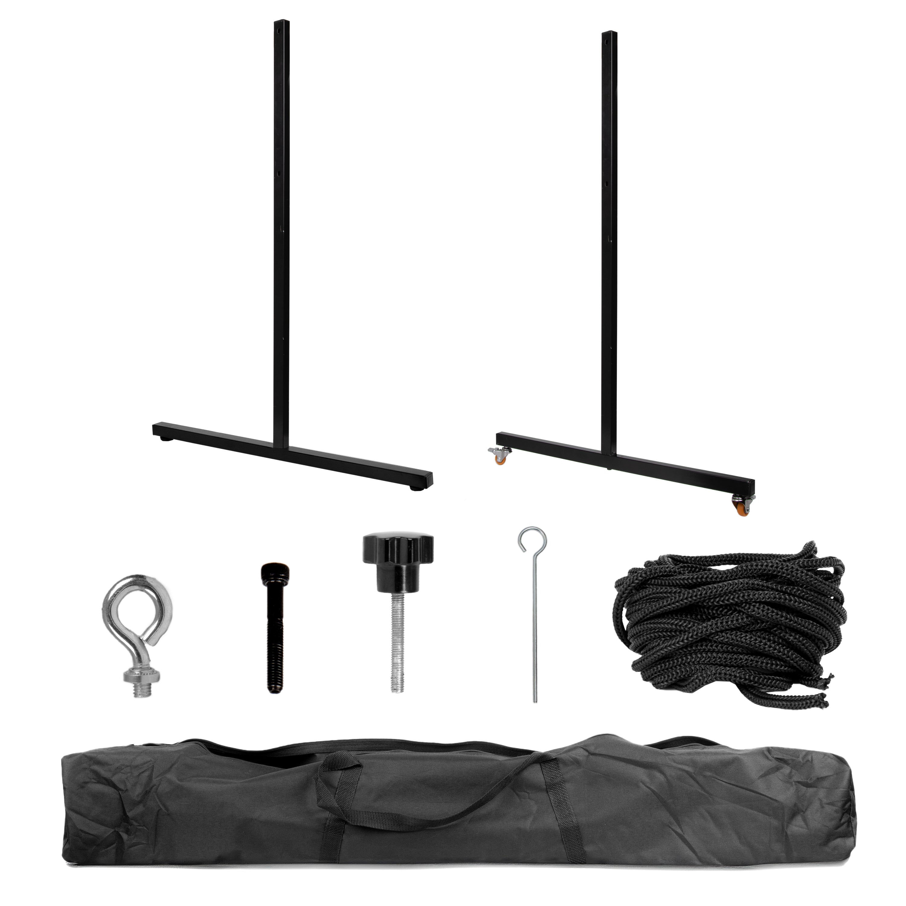 Duronic Projector Screen Accessory Kit - SFPS Replacement Parts, Tripod Hooks, Screws, Rope & Wall Mount for Home Theater & Outdoor Movie Nights | Includes Carry Bag for Easy Transport | Perfect for Presentations, Backyard Cinema & Portable Projection Setup