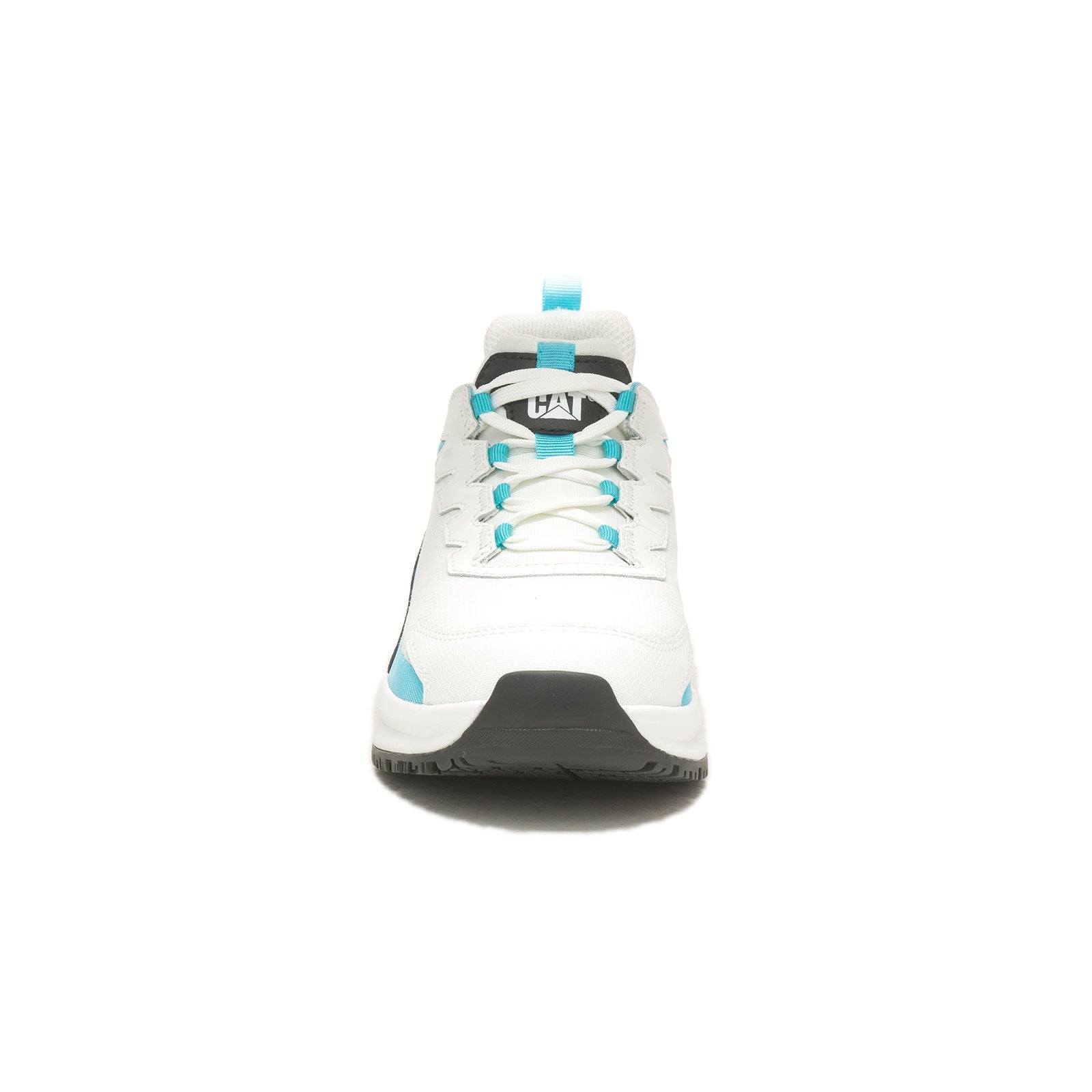 **Streamline Runner Women’s Composite Toe Work Shoes - Lightweight Safety Shoes for Women, White & Blue - Perfect for Construction, Warehouse & Industrial Work**