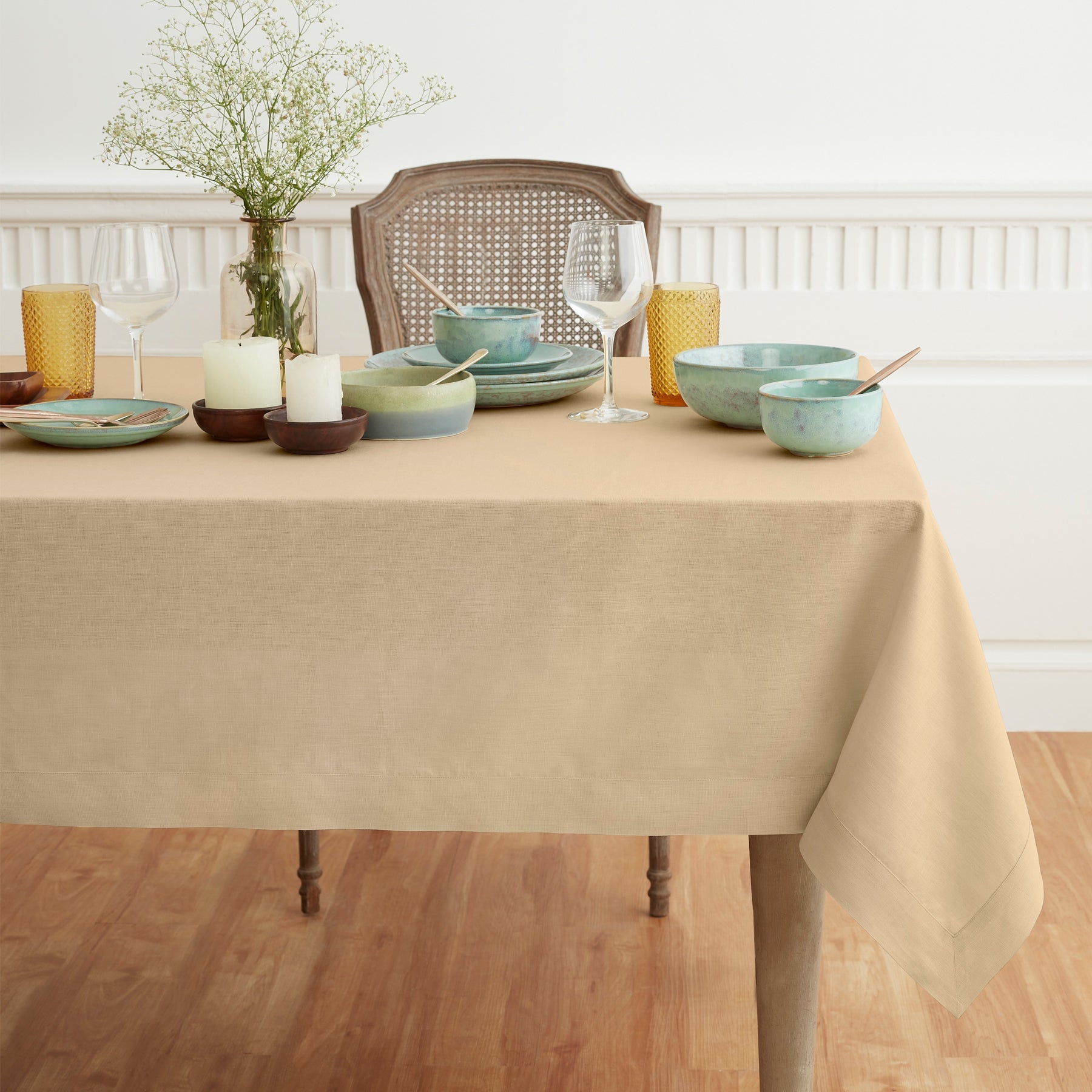 Premium Extra Large Fete Tablecloth - Waterproof & Stain-Resistant for Outdoor Parties, Weddings, and Events