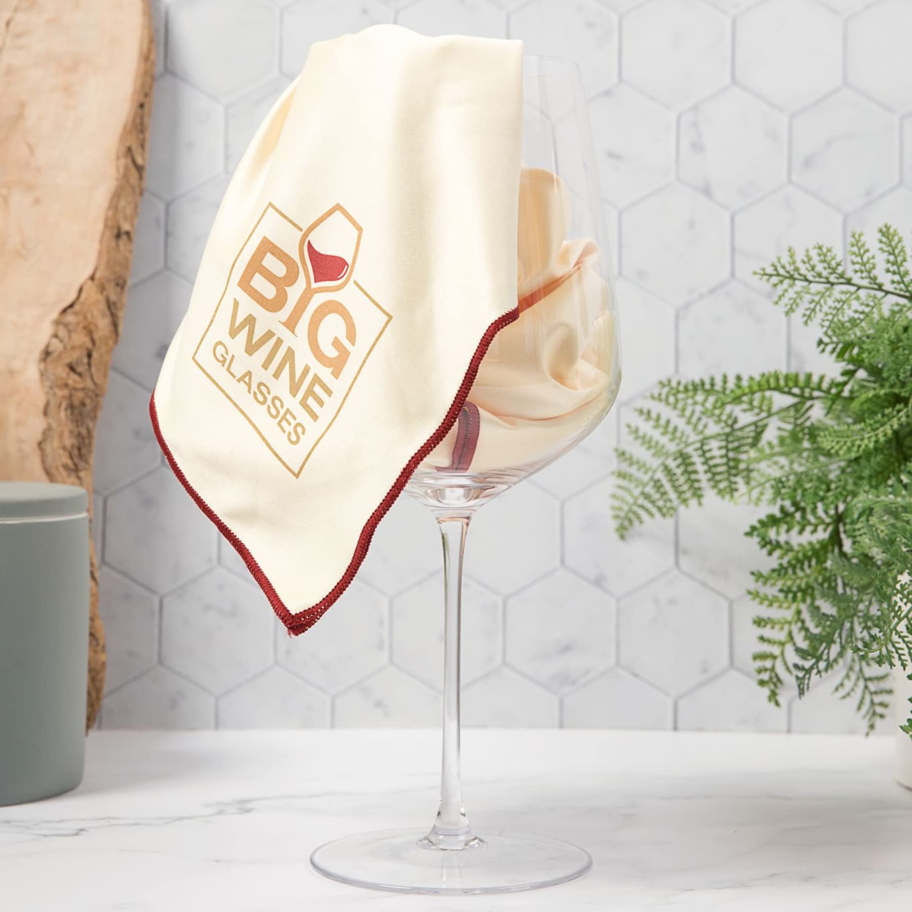 Premium Microfiber Wine Glass Polishing Cloth - Streak-Free Cleaning & Drying Towel for Crystal Clear Shine | Perfect for Bars, Restaurants, and Home Entertaining