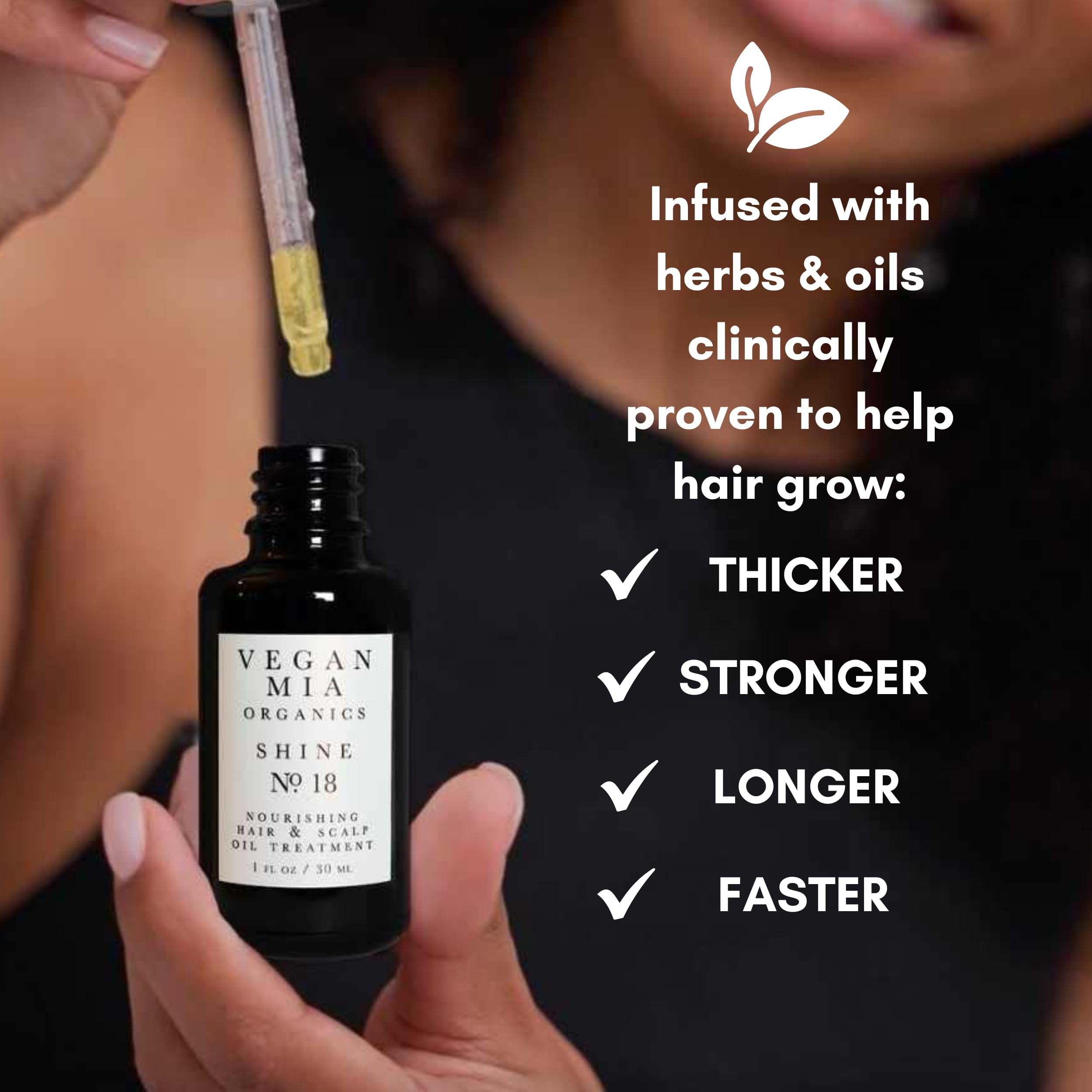USDA Organic Rosemary Oil for Hair Growth with Castor Oil & Jojoba Oil - Natural Scalp Treatment for Thicker, Healthier & Shiny Hair - 1 fl oz (Pack of 4) - Perfect for Daily Hair Care, Massage & DIY Hair Masks