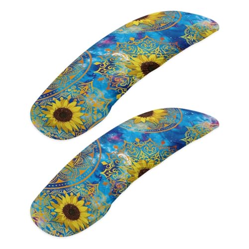 Galaxy Mandala Flower Sunflower - Blue