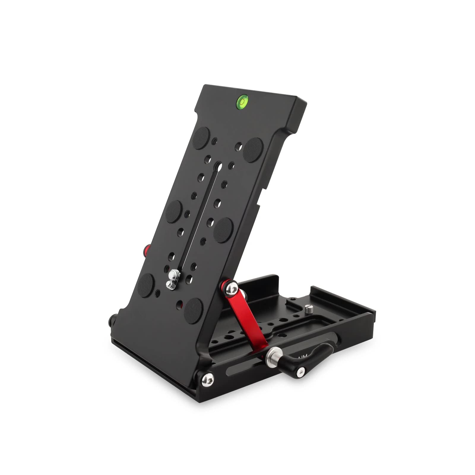 PROAIM Big Multi-Angle Wedge Plate for Camera Setup - 90° Adjustable Leveling Base with Bubble Level for Heavy & Light Cameras - Compatible with Tripod, Slider, Car Suction Mount & Gear Head (P-MWP-B) - Perfect for Film Production, Vlogging & Professional Photography