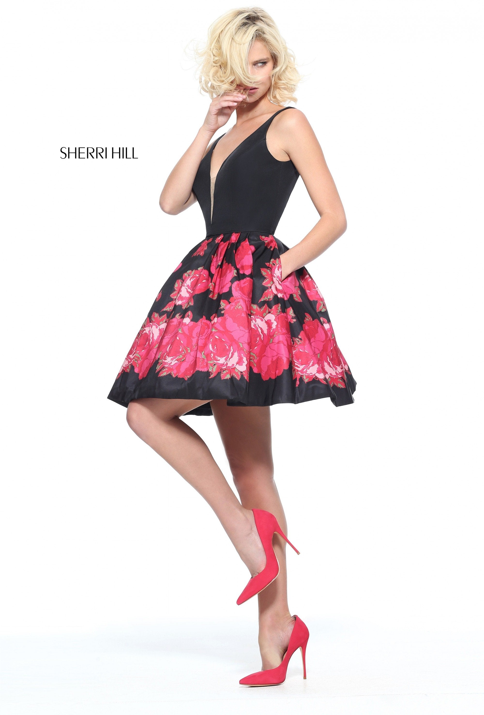 black/red print