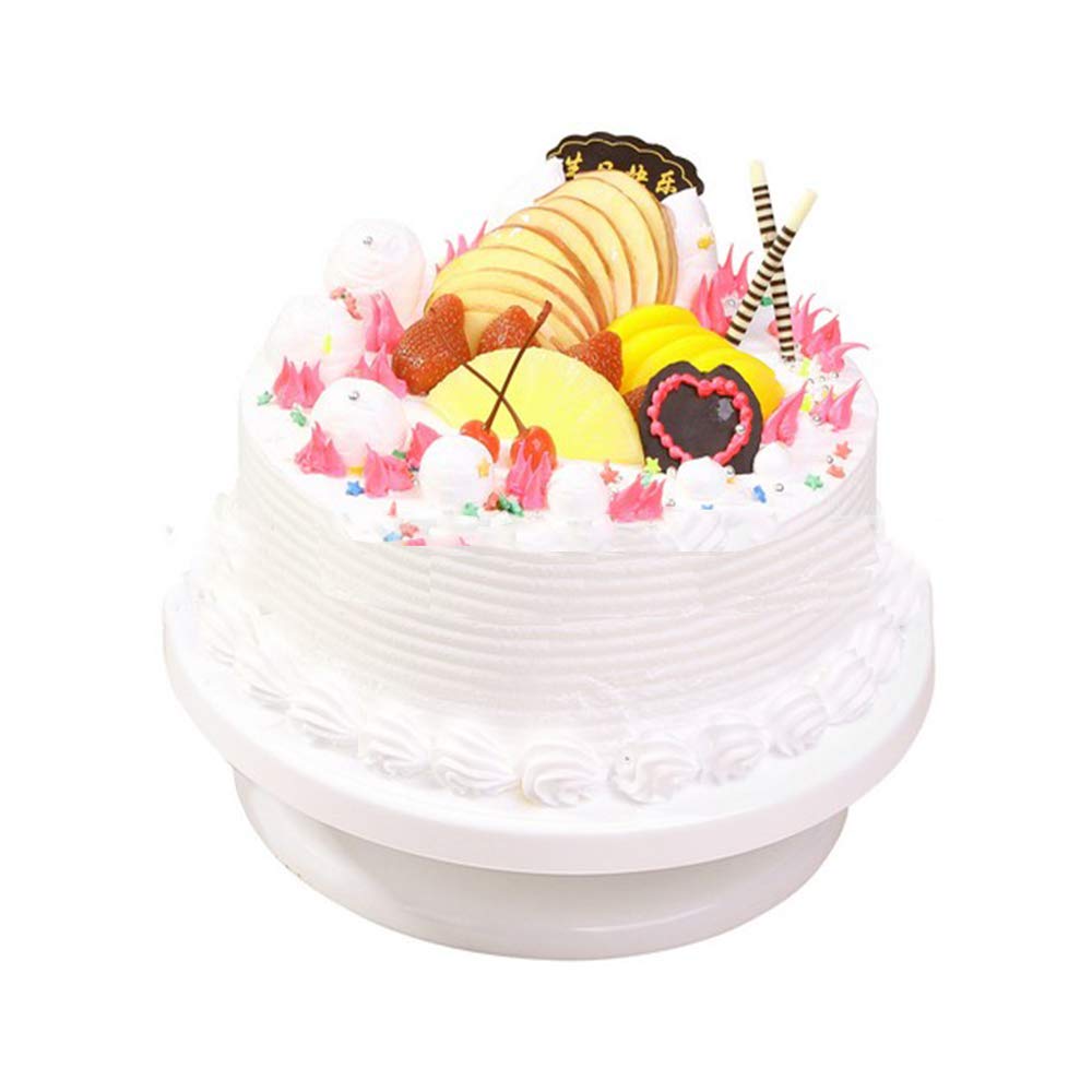 Hofumix 12-Inch Cake Turntable Stand - Premium Cake Decorating Spinner with 3 Icing Smoothers - Heavy Duty Baking Supplies for Cake, Cookie & Dessert Decorating - Perfect for Home Bakers & Professional Chefs