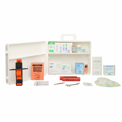 Type 3 Intermediate Small First Aid Kit for 2-25 Workers - OSHA Compliant Plastic Emergency Kit | Workplace Safety & Construction Site Use