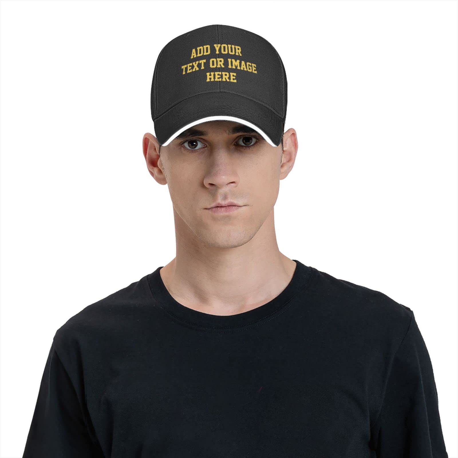Custom Embroidered Baseball Caps - Add Photos, Logo, or Text for Personalized Hats for Men & Women - Adjustable Snapback & Fitted Styles - Perfect for Sports, Gifts, and Brand Promotions