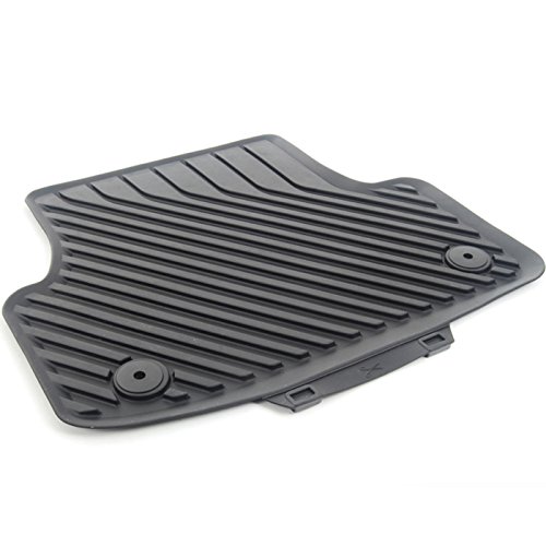 AUDI Genuine 8V5061512041 All-Weather Floor Mats - Premium Car Floor Liners for Audi A3/S3/RS3 (2013-2020) - Waterproof & Durable Protection for All Seasons - Perfect for Daily Commute, Road Trips and Winter Driving