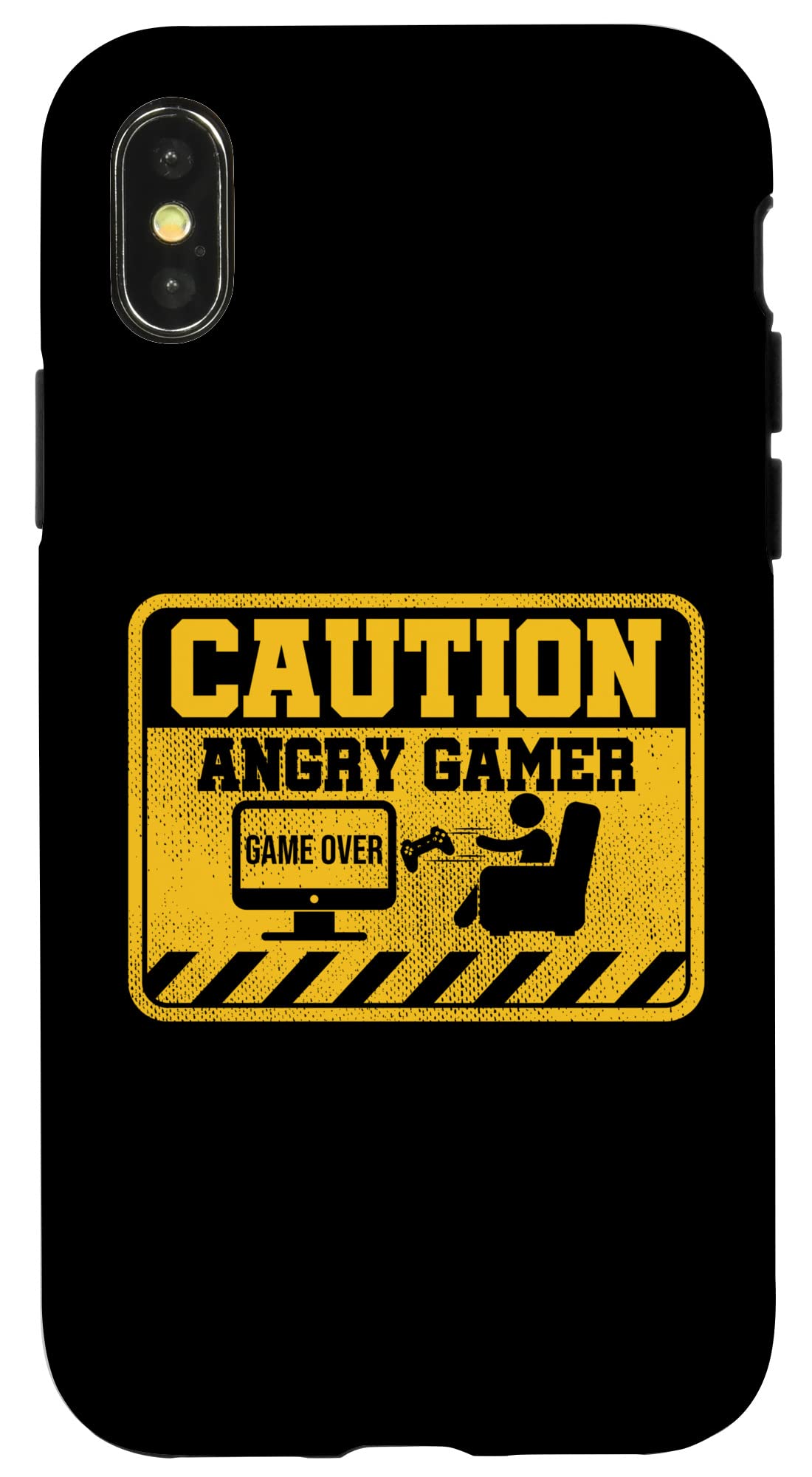 iPhone X/XS Gaming Case for Angry Gamers & PC Nerds - Perfect for Video Game Lovers