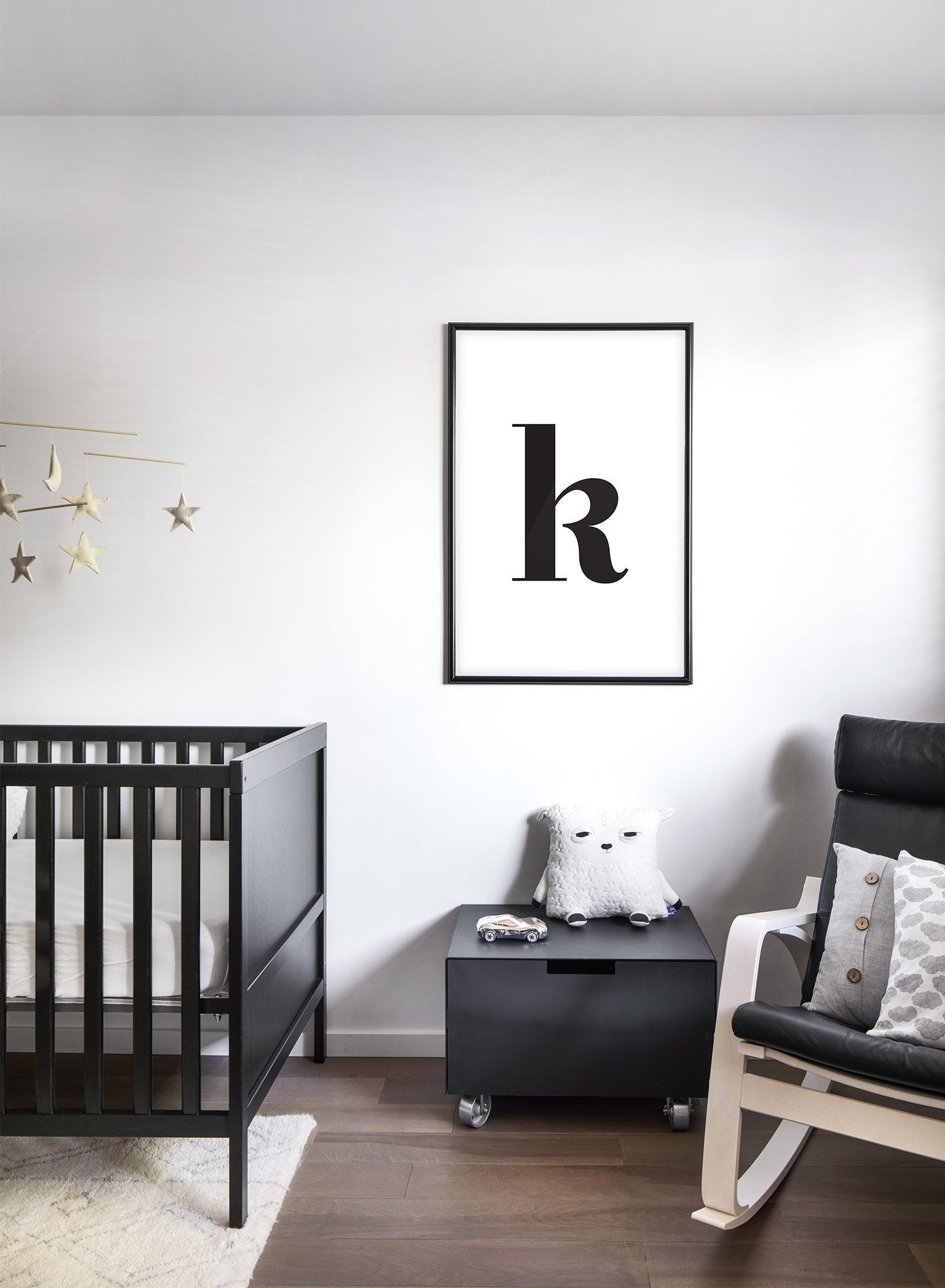 Lowercase Letter K Poster - Educational Alphabet Wall Art for Kids, Classroom & Homeschool Decor - Perfect for Preschool, Kindergarten & Learning Spaces
