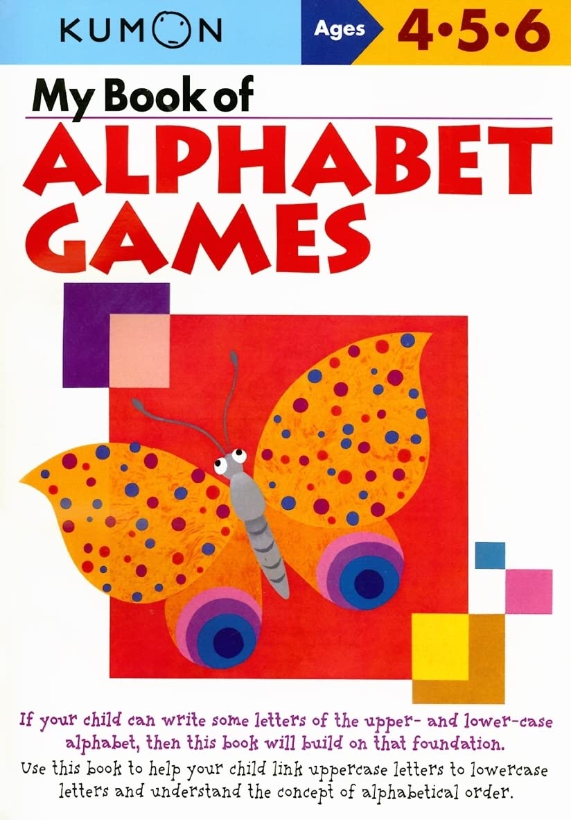 ABC Alphabet Games Book for Kids - Fun Learning Activities for Preschool & Kindergarten - Perfect for Home & Classroom Use