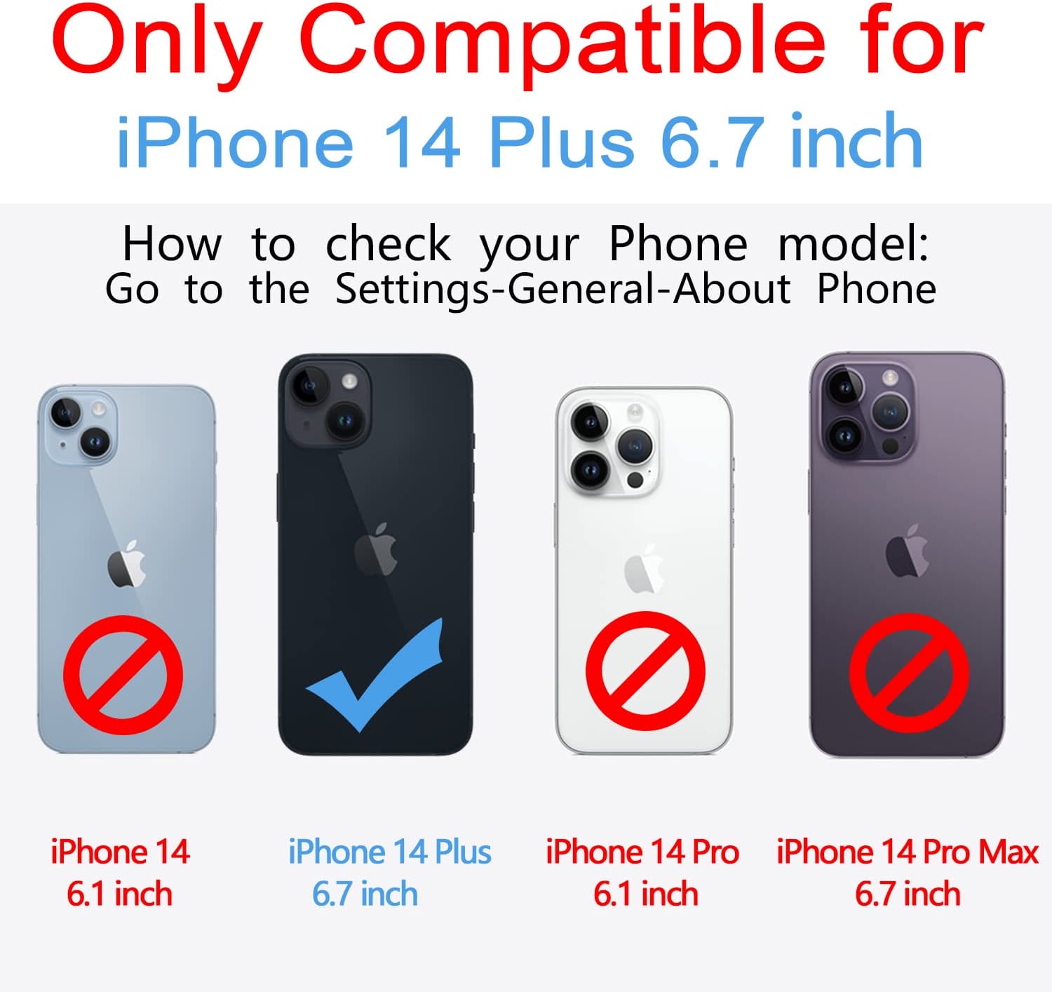 Premium Shockproof iPhone 14 Plus Case with Aluminum Bumper & Screen Protector - 6.7 Inch Heavy Duty Protection for Everyday Use, Travel & Outdoor Activities