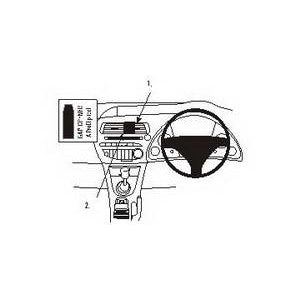ClicOn No Holes Dashboard Mount for 2006-2011 Honda Civic Hatchback - Universal Phone Holder for Car, Perfect for GPS Navigation & Hands-Free Driving