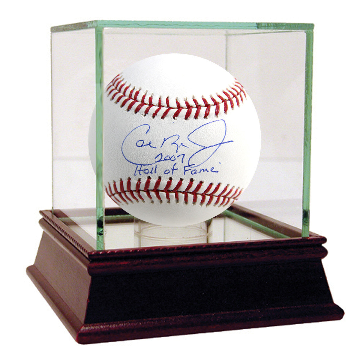 Cal Ripken Jr MLB Authentic Baseball with Hall of Fame Inscription - Officially Licensed Collectible for Baseball Fans & Sports Memorabilia Enthusiasts