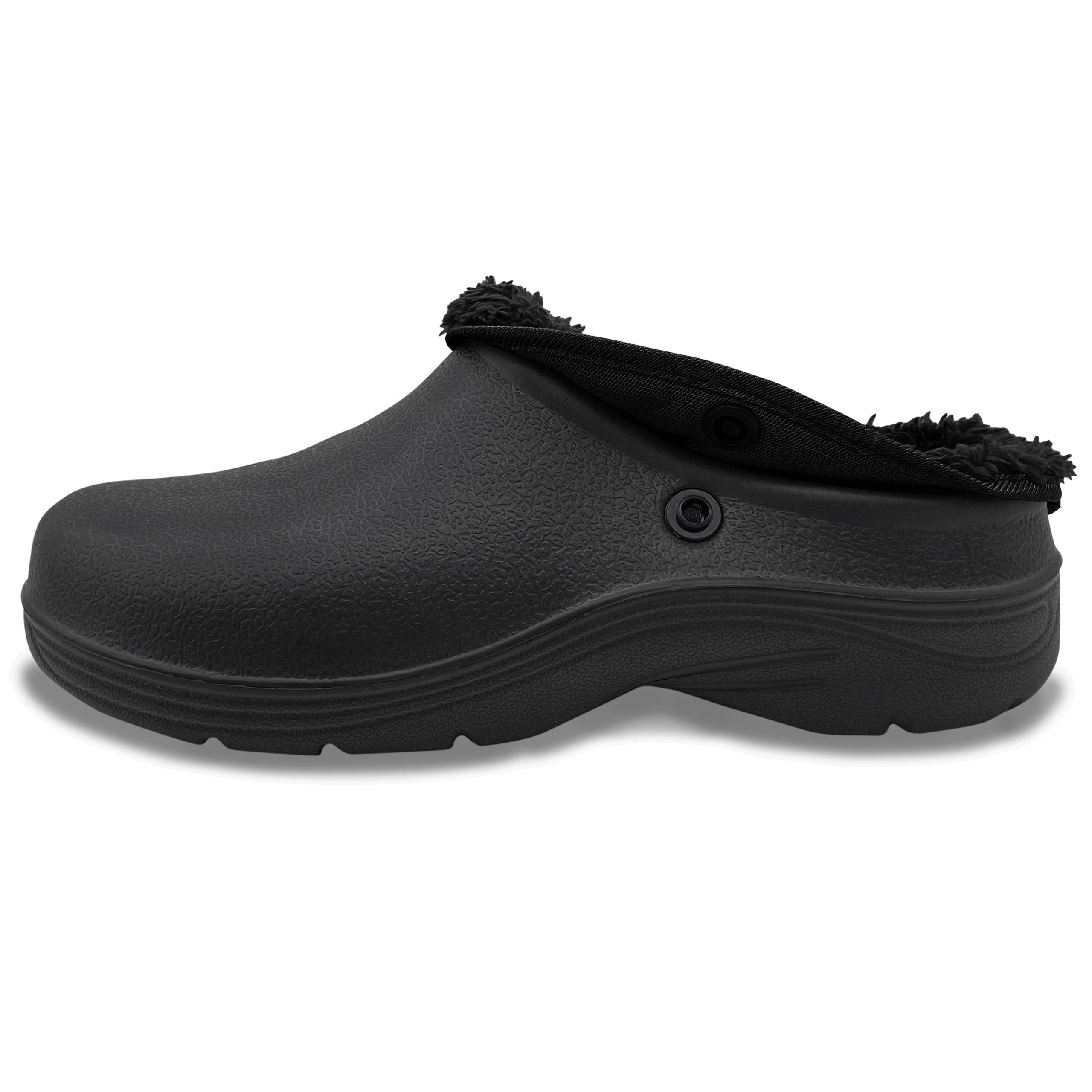 Men's Thermal Fleece Lined Garden Clogs - Warm Winter Outdoor Shoes for Gardening, Yard Work & Home Use