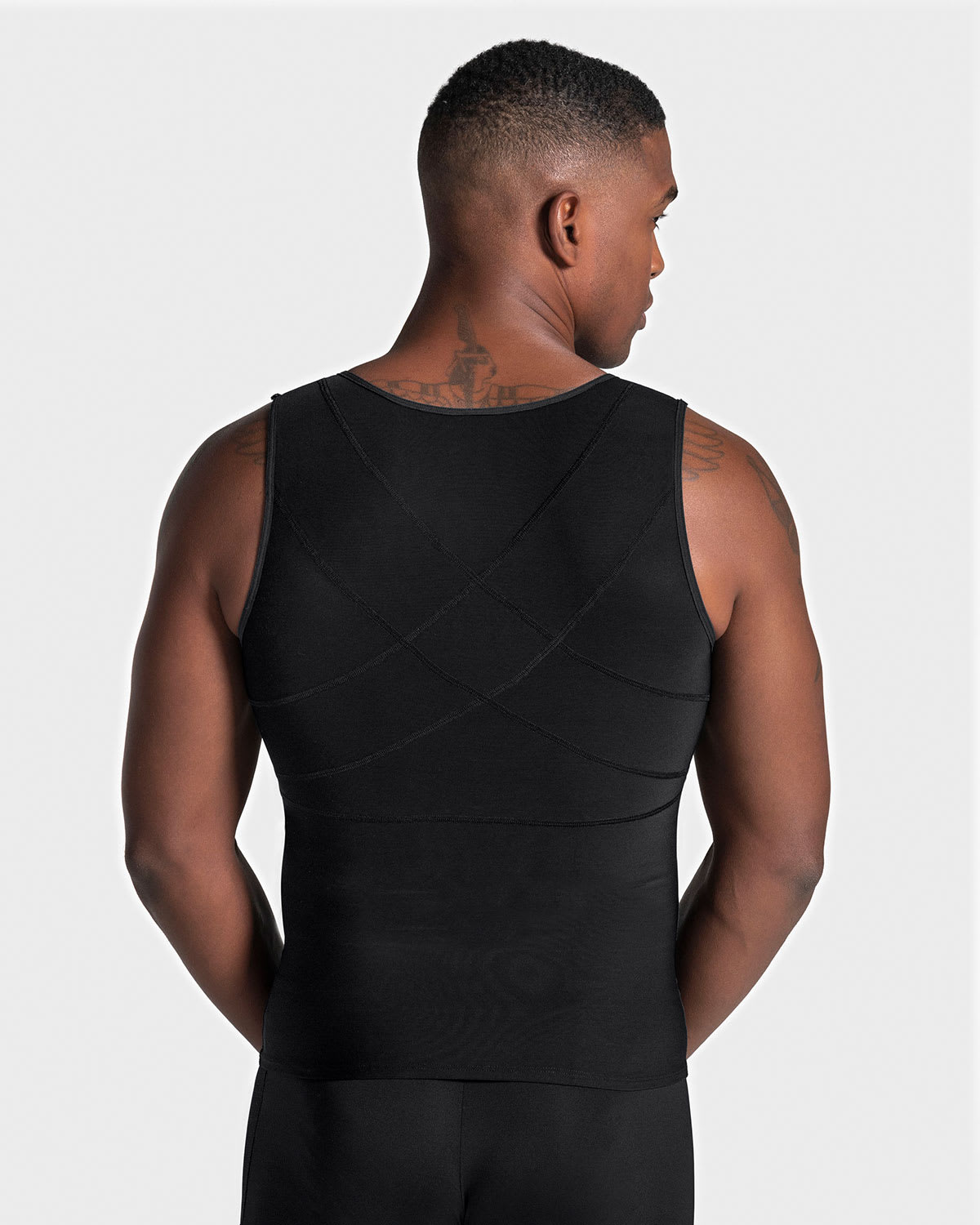 Post-Surgical Compression Vest for Men - Firm Support & Recovery Garment - Ideal for Post-Op Healing, Liposuction, and Tummy Tuck Recovery
