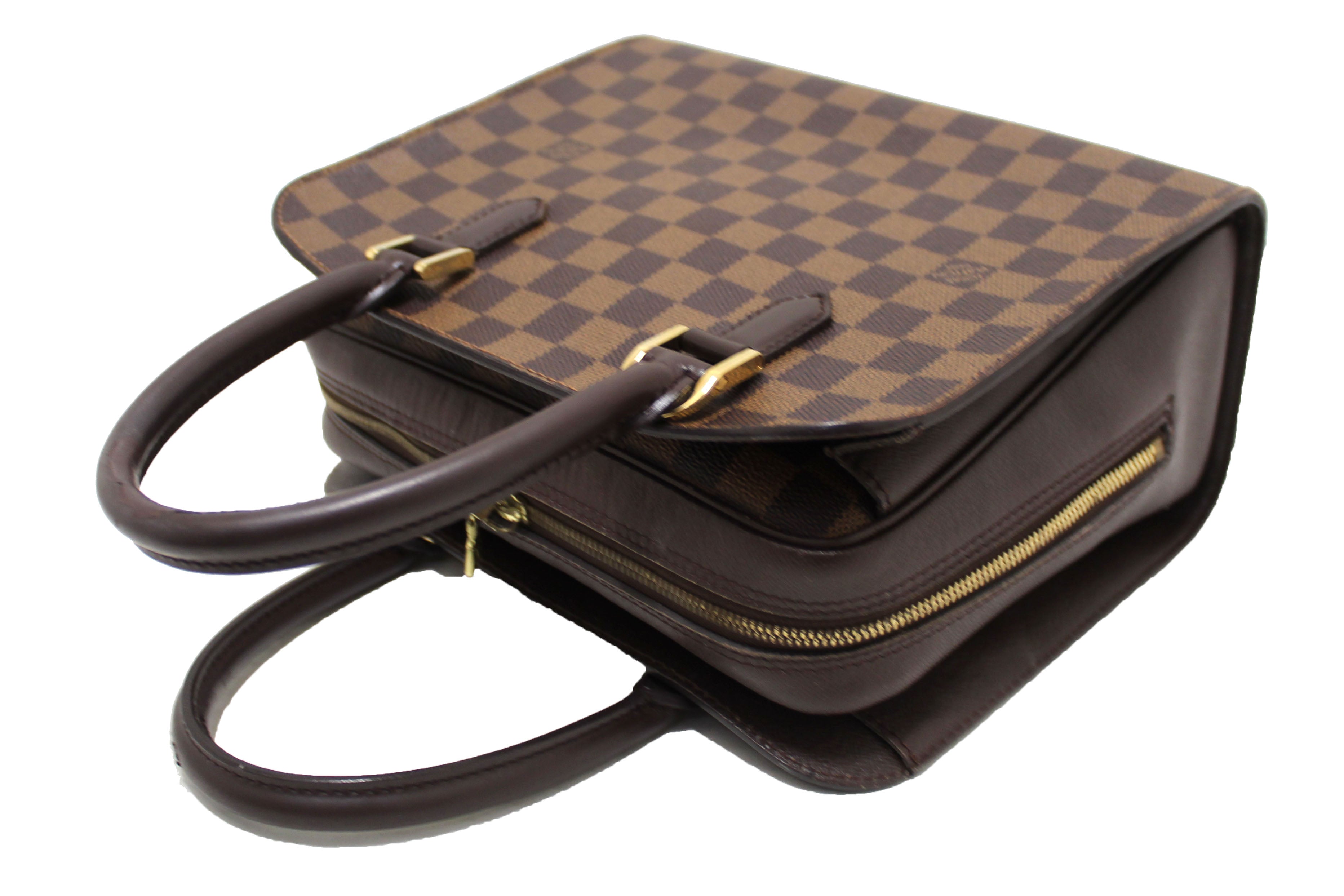 Authentic Louis Vuitton Damier Ebene Triana Crossbody Bag - Luxury Designer Handbag for Women, Perfect for Work, Travel & Everyday Use