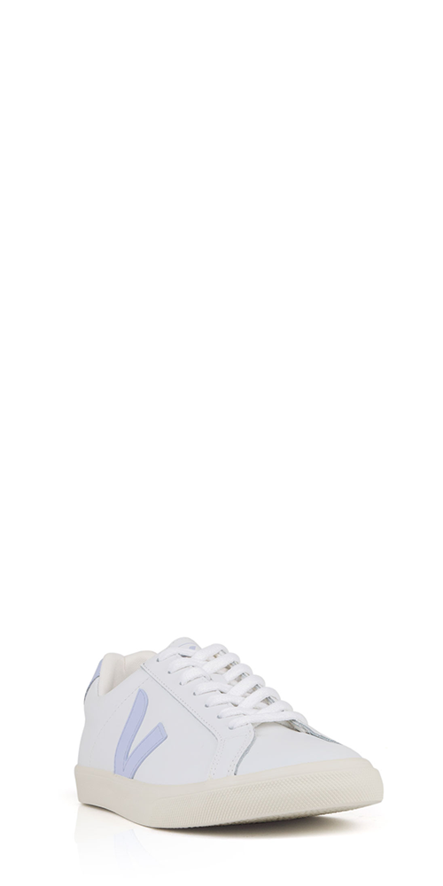 Esplar White Leather Sneakers for Women - Classic Comfortable Casual Shoes for Walking, Work & Everyday Wear