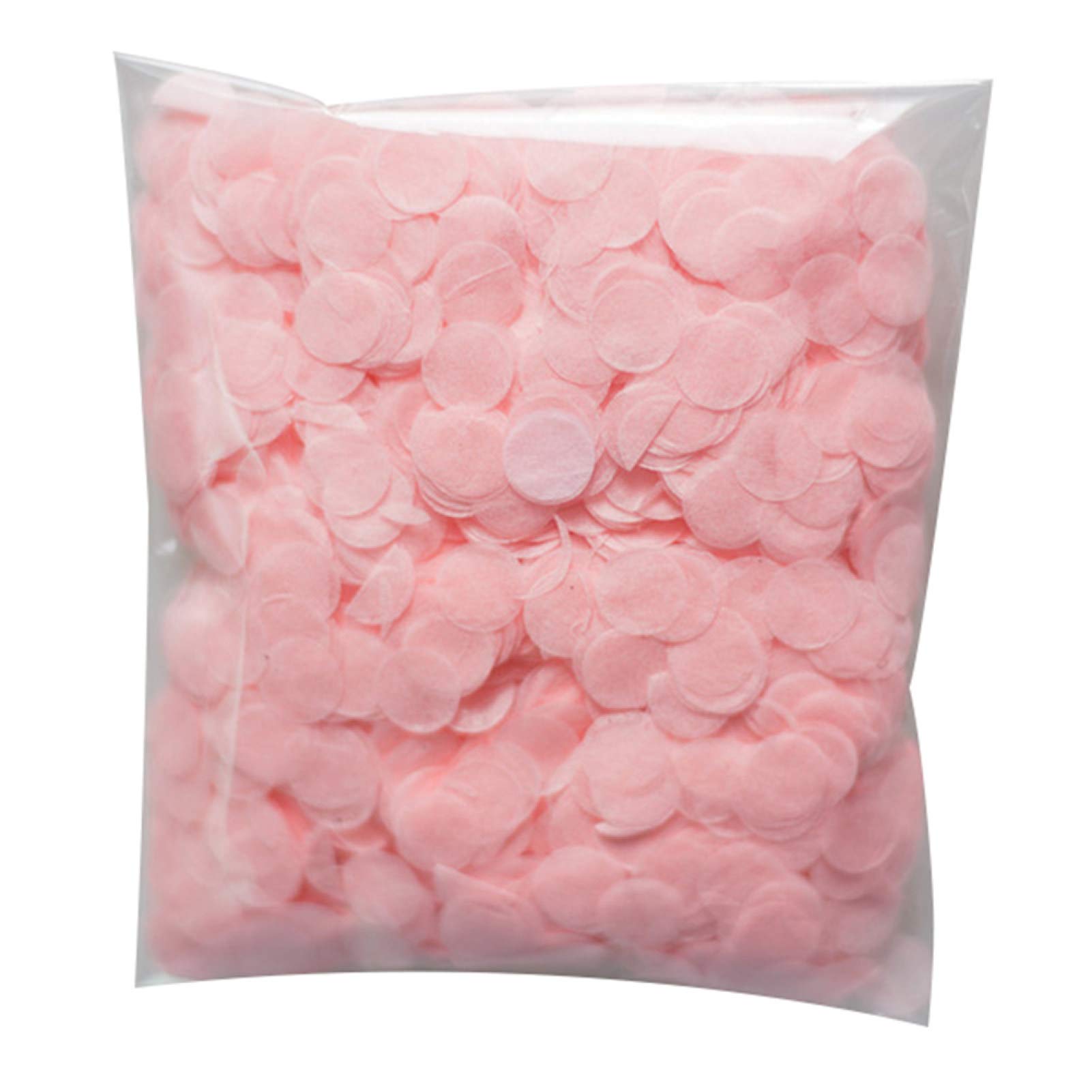 1cm Round Paper Confetti - Light Pink Glitter Confetti for DIY Birthday, Baby Shower, Wedding & Party Decorations - Perfect for Table Scatters, Gift Wrapping, Photo Backdrops and Celebration Crafts