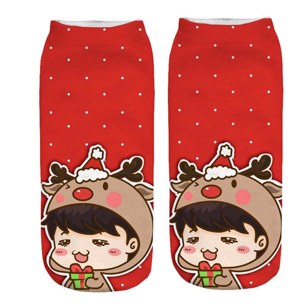 Amber Unisex Christmas Thick Knit Socks - Soft Cozy Cotton Sleeping Socks for Women & Girls - Perfect Xmas Gift for Indoor Use, Winter Warmth & Holiday Comfort