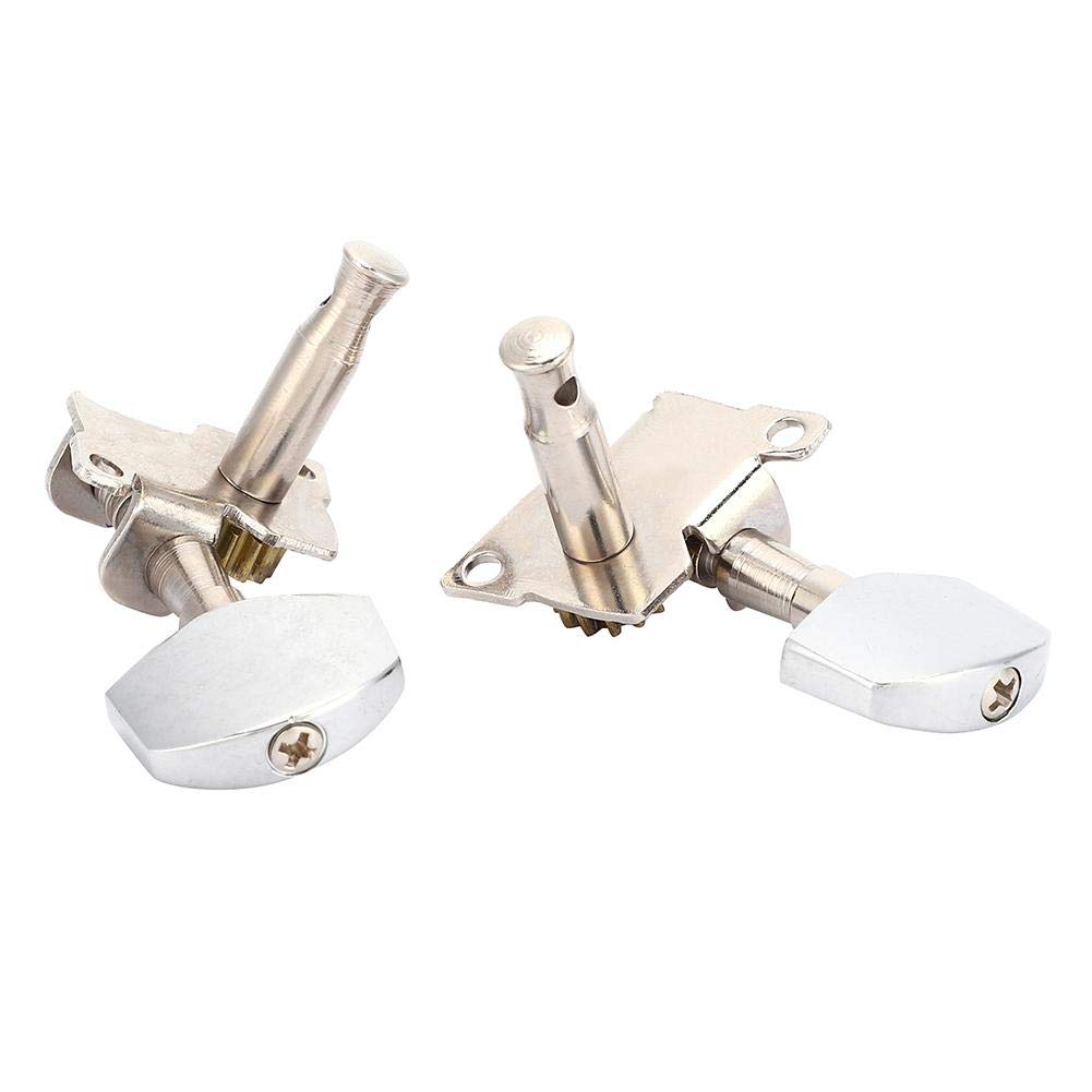 Premium Mxtech 1:14 Copper Alloy Ukulele Machine Heads - Classical Style Tuning Pegs for Guitar & Ukulele String Maintenance (Acouto01853) | Perfect for Professional Musicians & DIY Instrument Repair