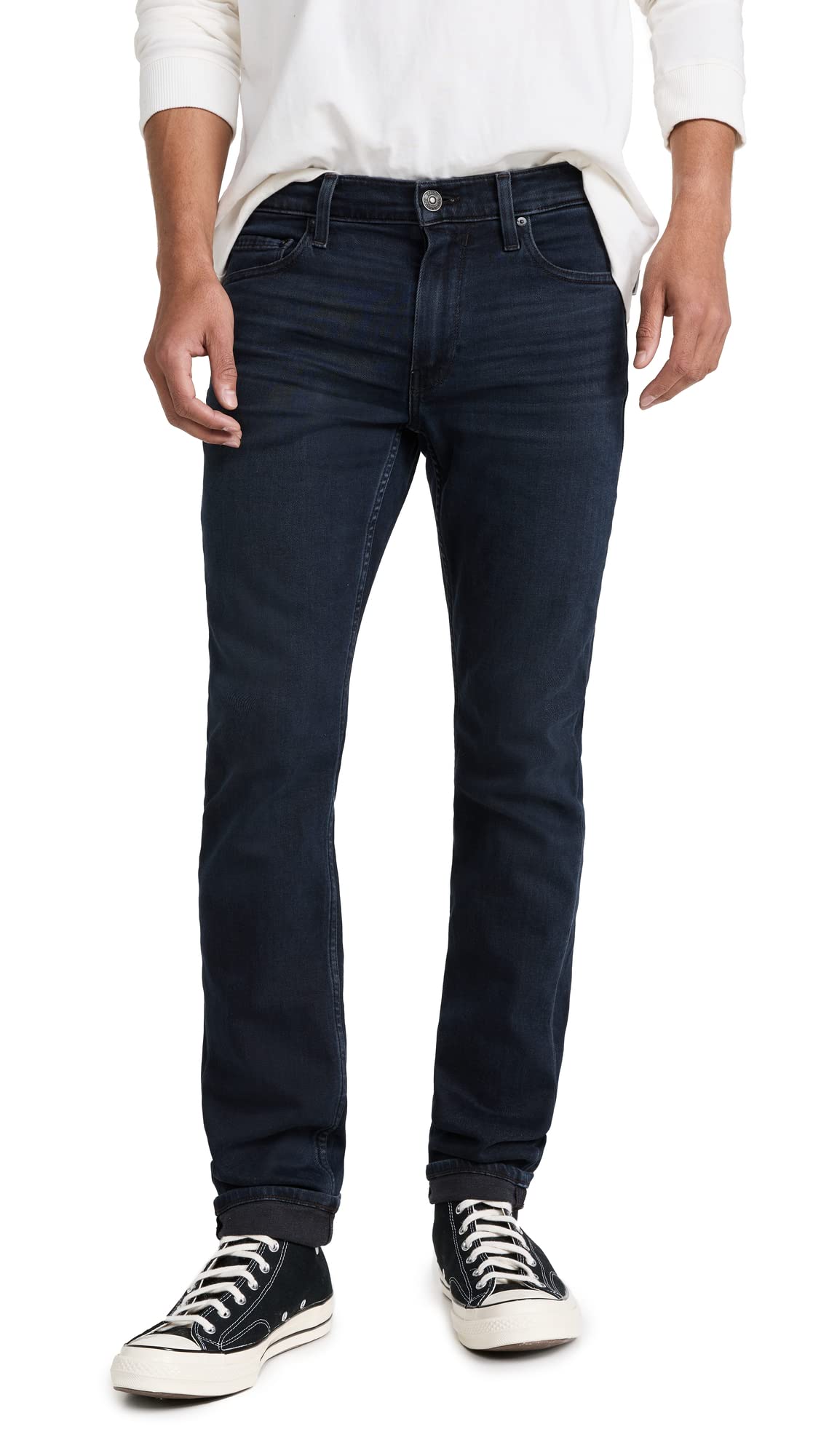 PAIGE Men's Lennox Julius Slim Fit Stretch Denim Jeans - Comfortable & Stylish for Casual Wear, Office & Night Out