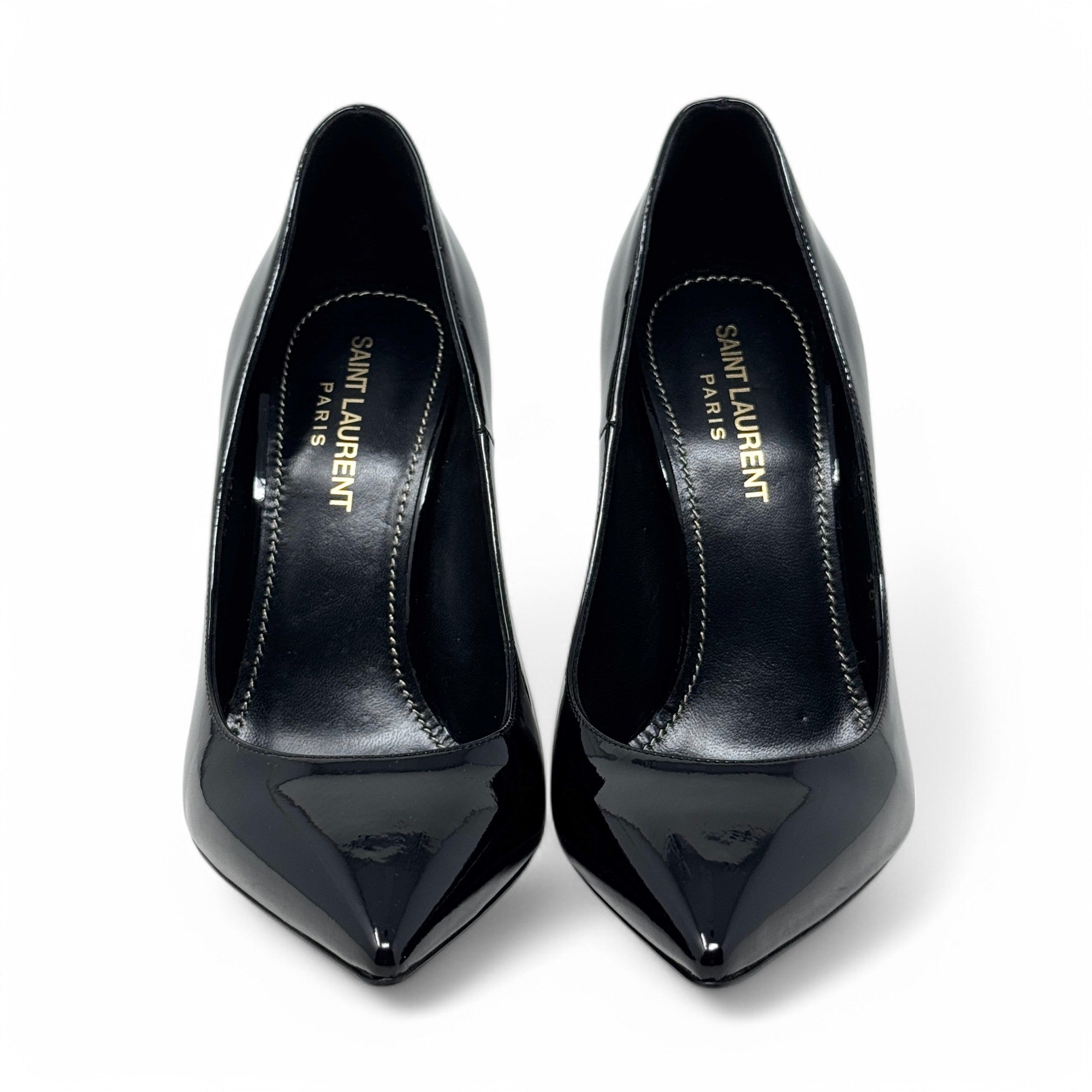 Saint Laurent Black Opyum Pumps Women's Size 36.5 - Luxury High Heels for Evening Parties & Formal Events