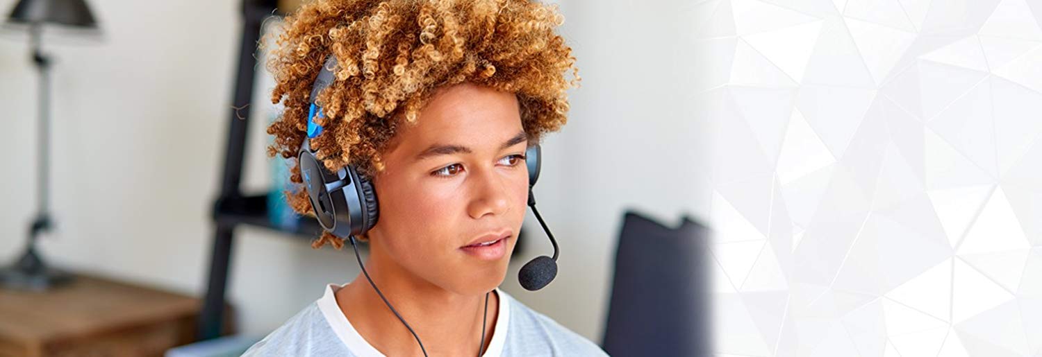 Turtle Beach Recon 50P Stereo Gaming Headset for PS5, PS4 Pro & PS4 - Lightweight Comfort with Flip-Up Mic - Perfect for FPS, Battle Royale & Online Multiplayer Games