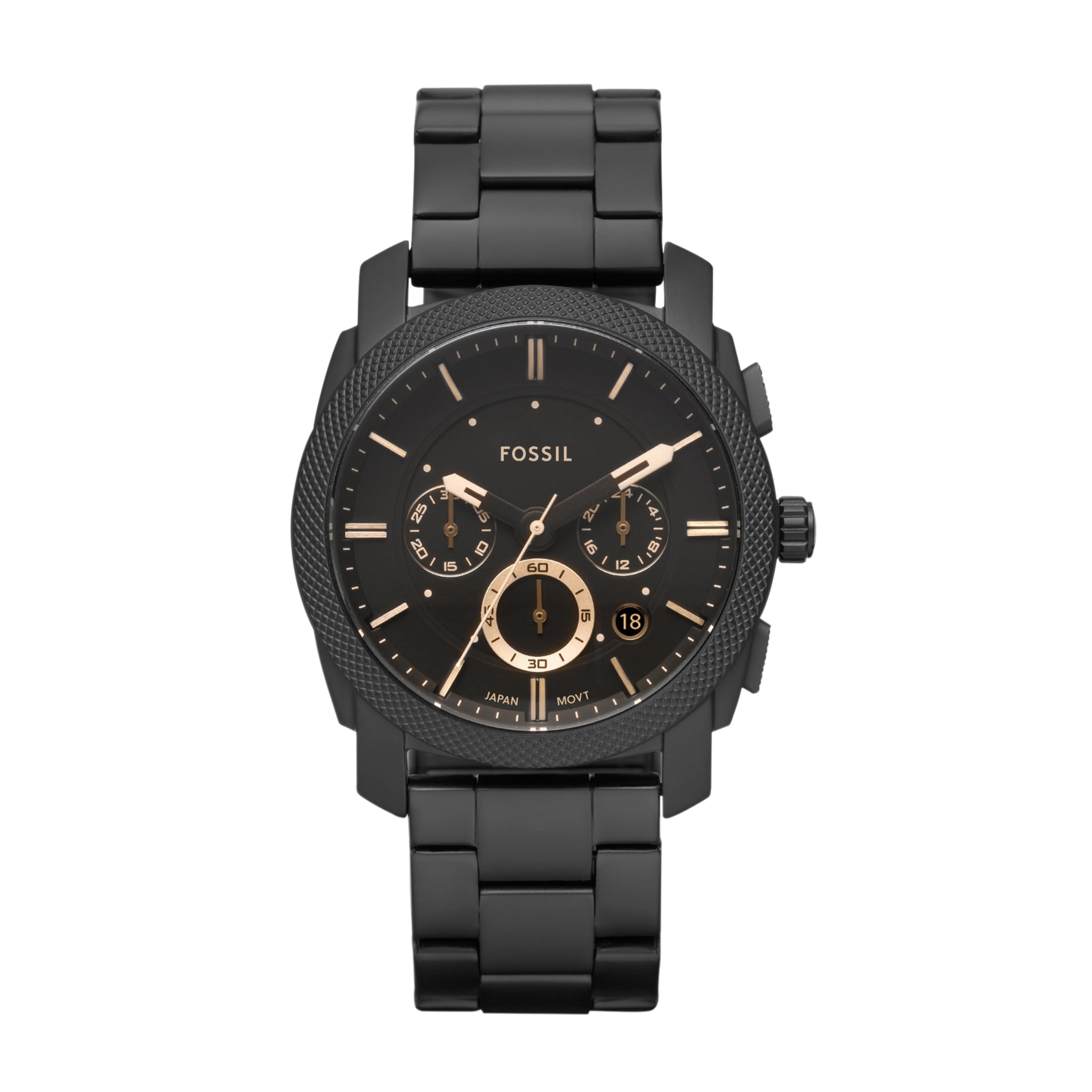 Fossil Machine Men's Chronograph Watch - Stainless Steel Quartz Analog Wristwatch for Business, Casual & Everyday Wear