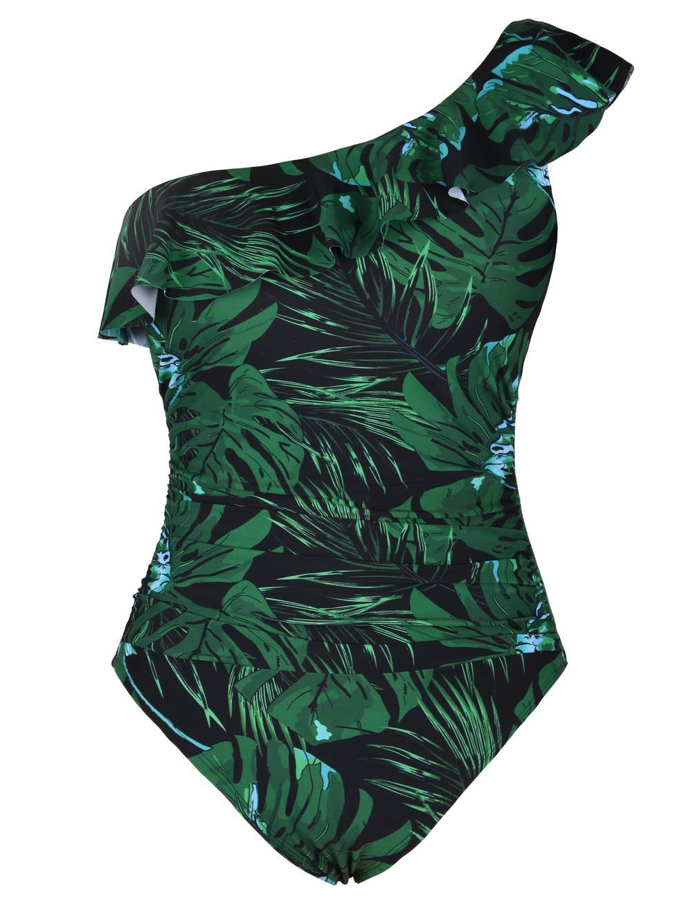 Hilor Women's One Piece Swimsuits - Tummy Control Asymmetric One Shoulder Swimwear for Beach, Pool & Vacation | Sexy Bathing Suits for Women