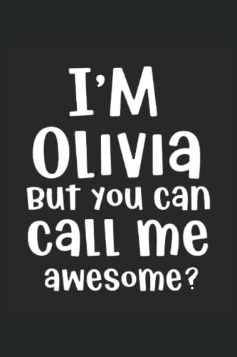 Awesome Personalized Notebook for Olivia - 6x9 Lined Journal with 120 Pages, Perfect Birthday Gift for Girls, Women | Ideal for Writing, Sketching & Daily Journaling