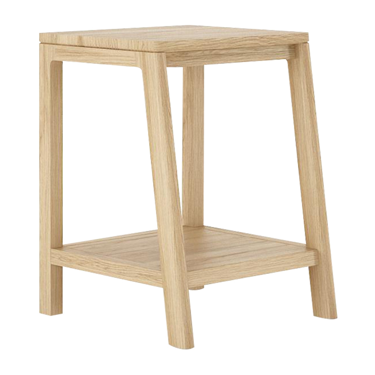 Circa Side Table - Modern End Table with Wooden Top & Metal Base for Living Room, Bedroom, or Office - Stylish & Functional Small Table for Home Decor
