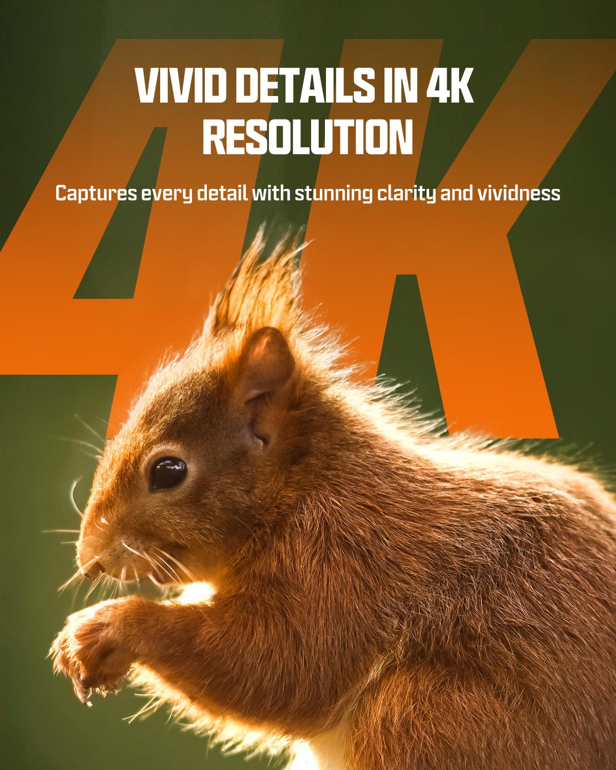 CEYOMUR 4K Solar Trail Camera - 60MP WiFi 6 Game Camera with Night Vision, 0.1s Trigger Motion Activated, 5200mAh Battery & 32GB SD Card - Perfect for Wildlife Monitoring, Hunting, and Outdoor Security Surveillance
