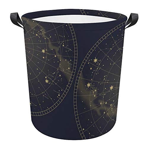 Star Constellations Southern Northern Map