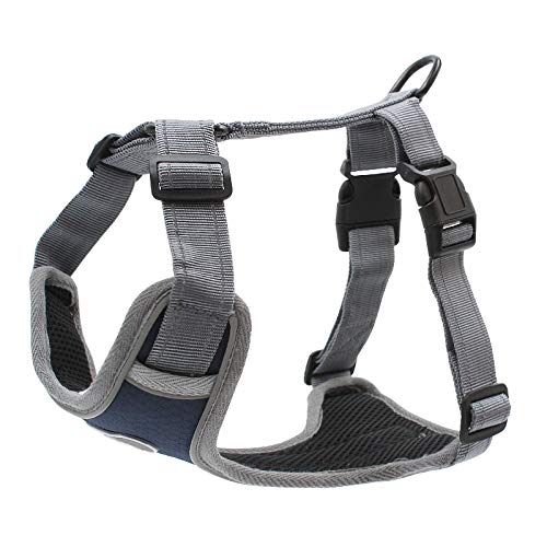 No Pull Dog Harness - Adjustable Soft Outdoor Dog Vest with Front Clip for Easy Control | Perfect for Small, Medium & Large Dogs | Ideal for Walking, Hiking & Training