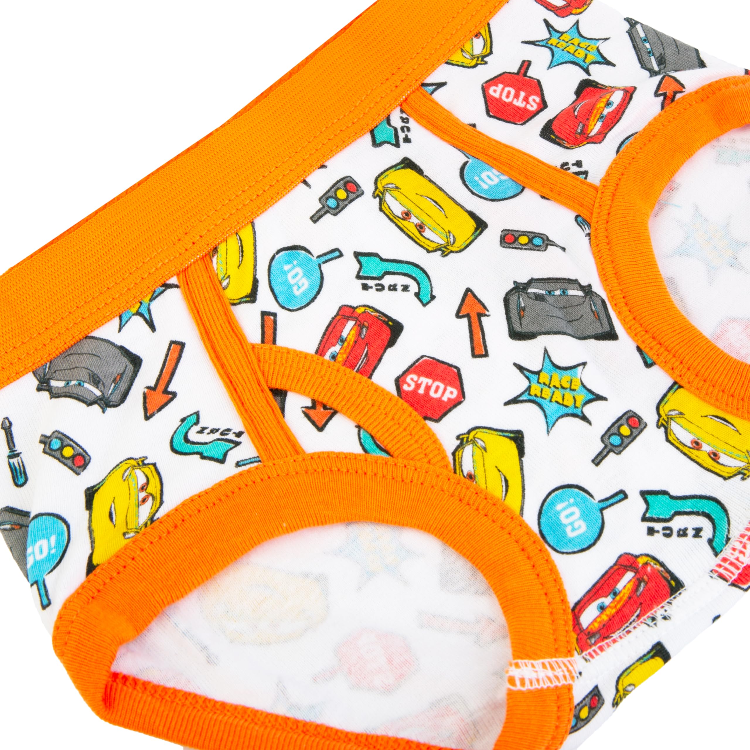 Disney Cars Boys' Underwear Multipack - 3-Pack Cotton Briefs for Kids, Soft & Comfortable - Perfect for Everyday Wear, Playtime & School
