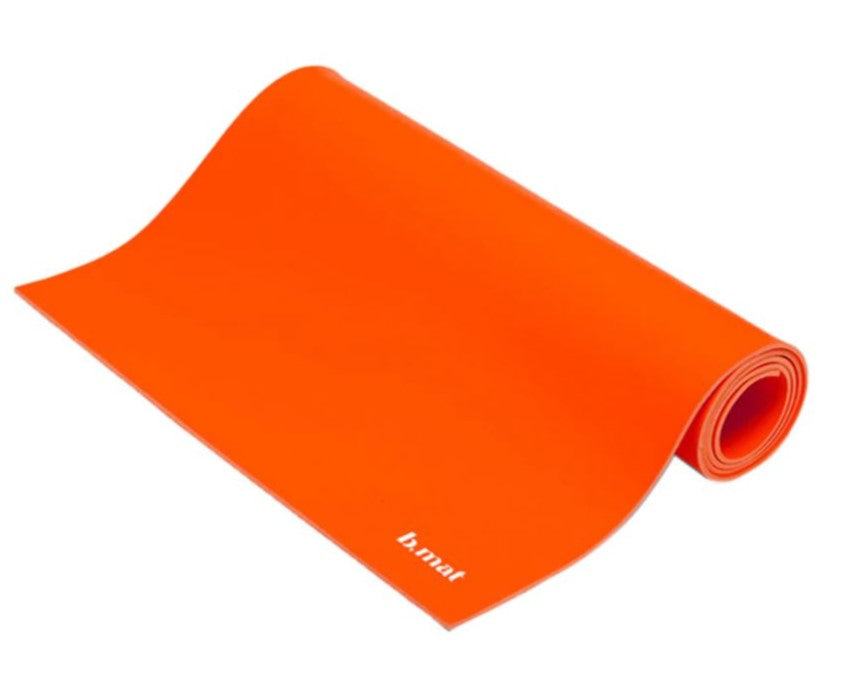 Premium Non-Slip Yoga Mat for Travel - Solar Orange | Eco-Friendly & Lightweight Exercise Mat for Yoga, Pilates, Gym & Outdoor Workouts | Perfect for Home, Studio & Travel Use
