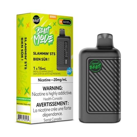 Flavour Beast Mode 8K Disposable Vape - 8000 Puffs & 16mL E-Liquid - Long-Lasting Vaping for Travel, Work & Outdoor Activities