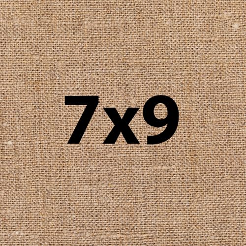 Burlap 7x9 Inches