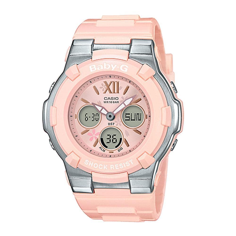 CASIO BABY-G BGA-110BL-4BDR Digital Quartz Pink Resin Women's Sport Watch - Waterproof, Shock Resistant for Running, Swimming & Outdoor Activities