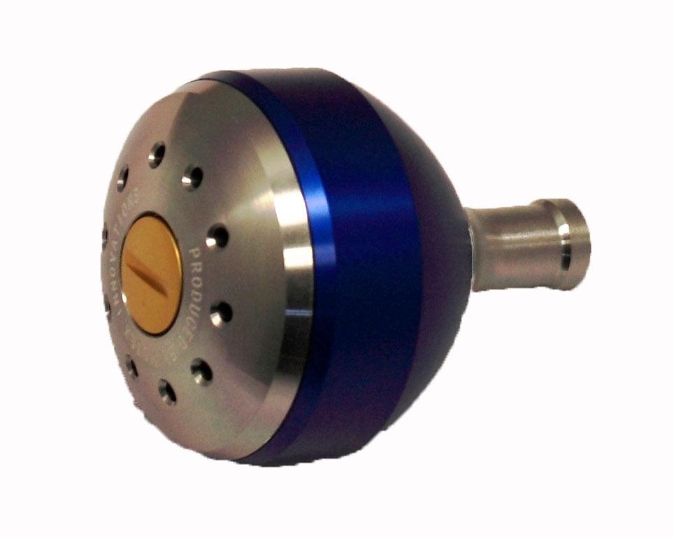 Jigging World Vortex Aluminum Power Knobs Type A - High Performance Fishing Reel Handle for Saltwater & Freshwater Angling - Perfect for Bass, Trout, and Offshore Fishing