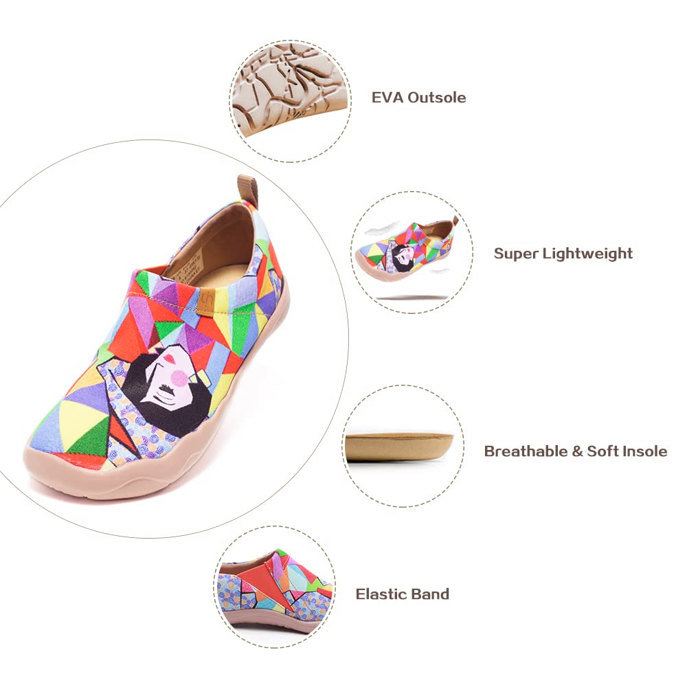 UIN Women's Comfortable Walking Loafers - Lightweight Slip-On Flats for Travel, Work & Everyday Wear