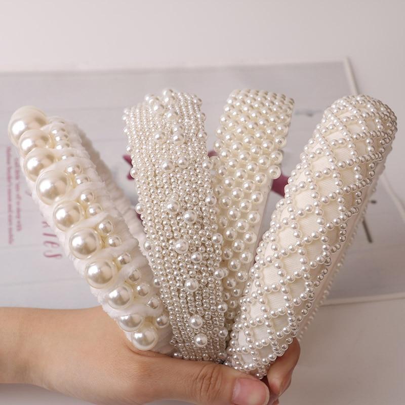Elegant Pearl Headpiece for Women - Wedding, Party & Special Occasion Accessories - Fast Priority Shipping