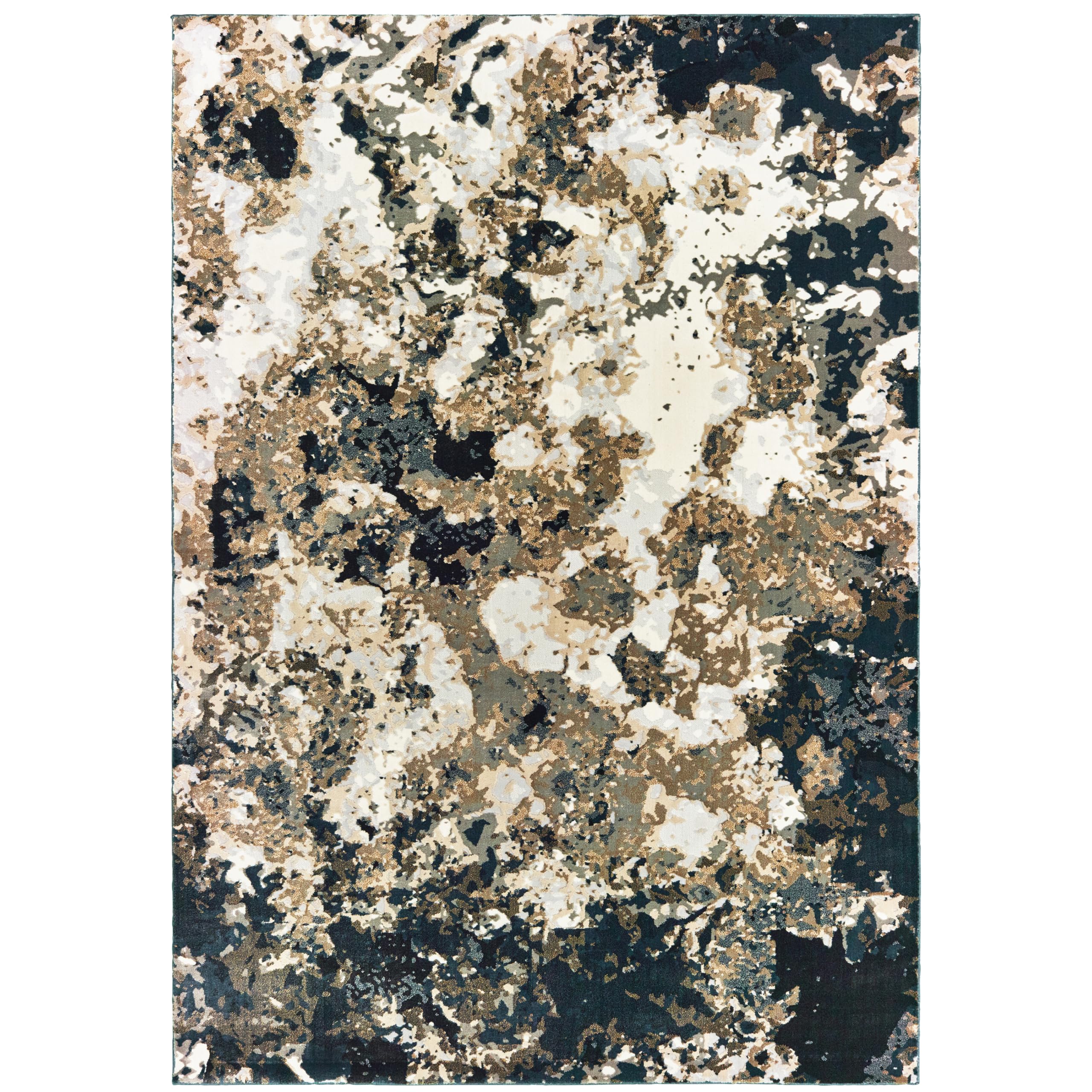 Bowen Contemporary Rugs 1808Q - Modern Handmade Area Rug for Living Room, Bedroom & Office - Soft & Durable Home Decor