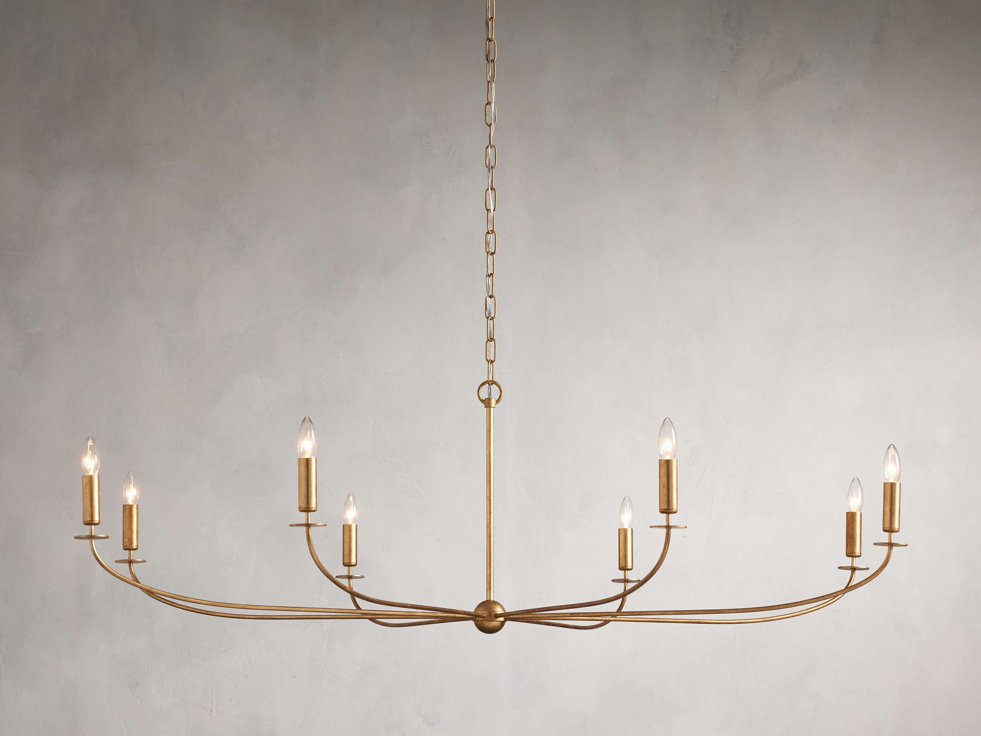 Arnett Chandelier - Elegant Crystal Ceiling Light Fixture for Dining Room, Living Room & Bedroom | Perfect for Home Decor & Wedding Venue Lighting