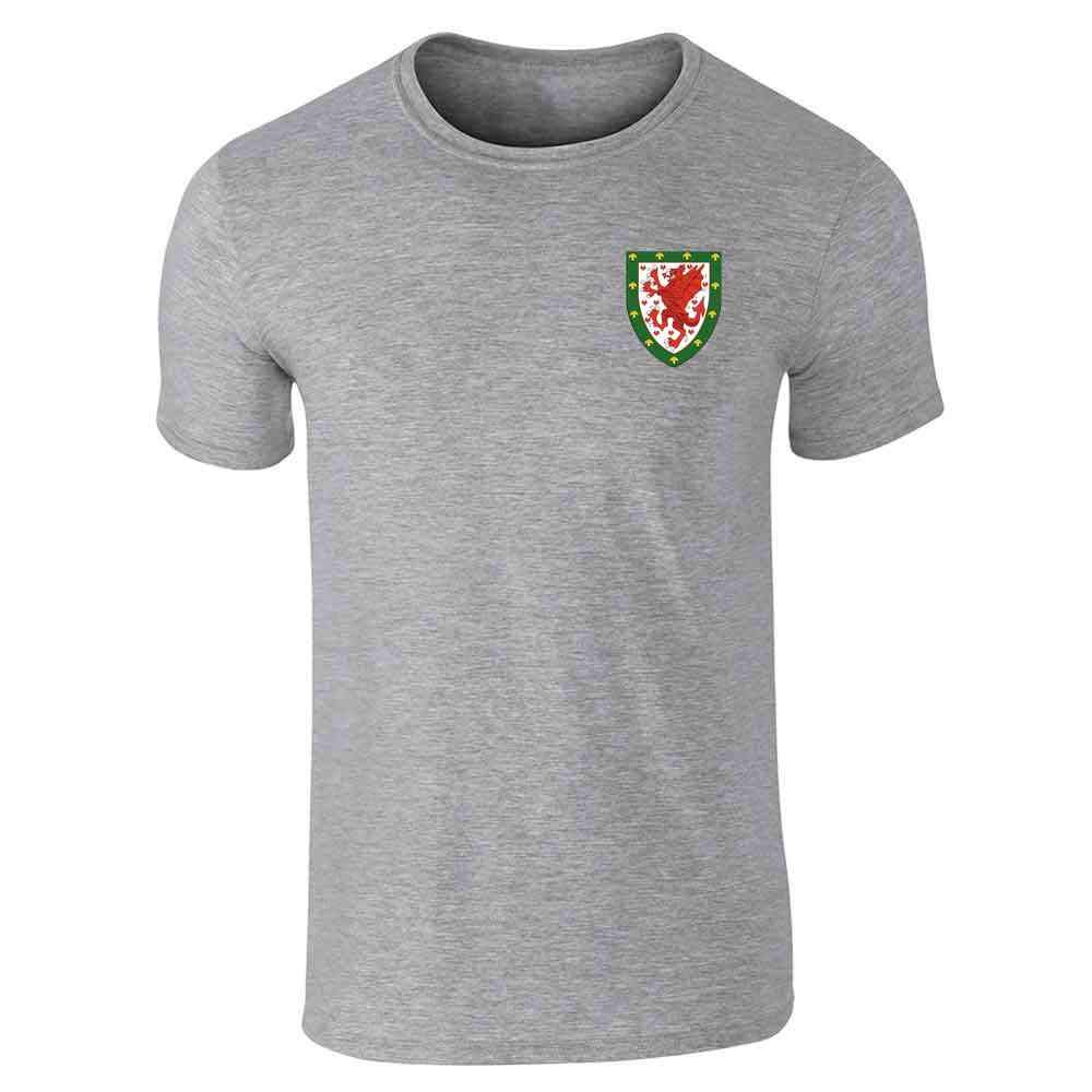 Wales Soccer Retro National Team Graphic T-Shirt for Men - Vintage Football Jersey Style Tee for Fans, Supporters & Casual Wear