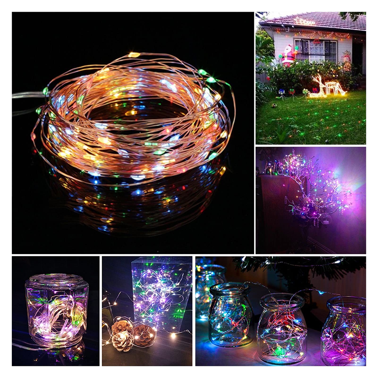 Solar Powered LED Fairy String Lights - 30M 300LED Waterproof Outdoor Solar Lights for Garden, Patio, Christmas & Wedding Decoration (Purple) | Perfect for Backyard, Party, Holiday & Romantic Ambiance Lighting