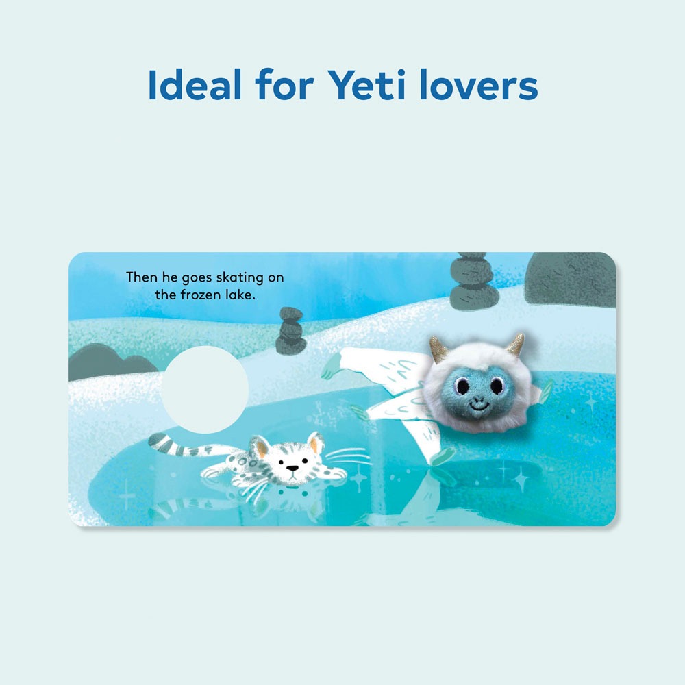 Baby Yeti Finger Puppet Board Book - Interactive Storytime Fun for Toddlers & Preschoolers