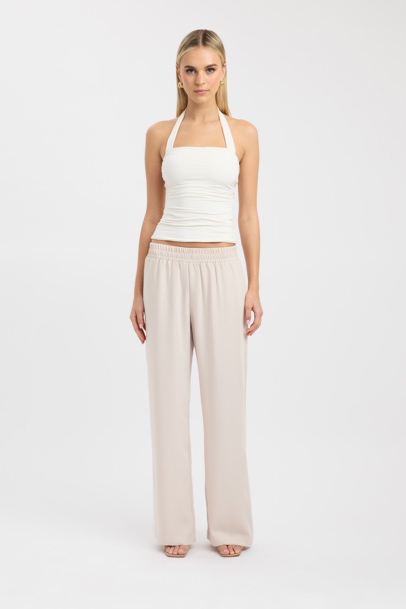 Maria High Waisted Wide Leg Pants for Women - Comfortable Stretchy Lounge Pants for Yoga, Workout & Casual Wear